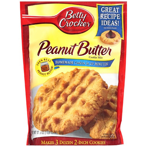 Betty Crocker Peanut Butter Cookies
 Betty Crocker Peanut Butter Cookie Mix 17 5 oz 496g 12