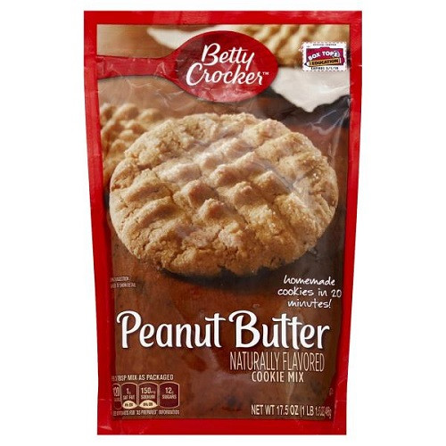 Betty Crocker Peanut Butter Cookies
 Betty Crocker Cookie Mix Peanut Butter 17 5 oz bag