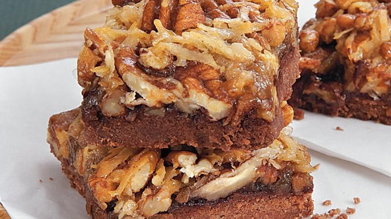 Betty Crocker Pecan Pie
 German Chocolate Pecan Pie Bars recipe from Betty Crocker