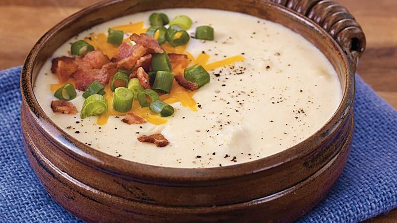 Betty Crocker Potato Soup
 Baked Potato Soup recipe from Betty Crocker