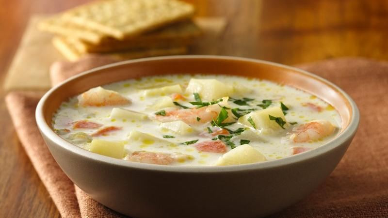 Betty Crocker Potato Soup
 Fresh Potato Soup with Shrimp recipe from Betty Crocker