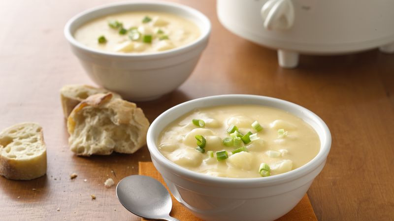 Betty Crocker Potato Soup
 Cheesy Potato Slow Cooker Soup recipe from Betty Crocker