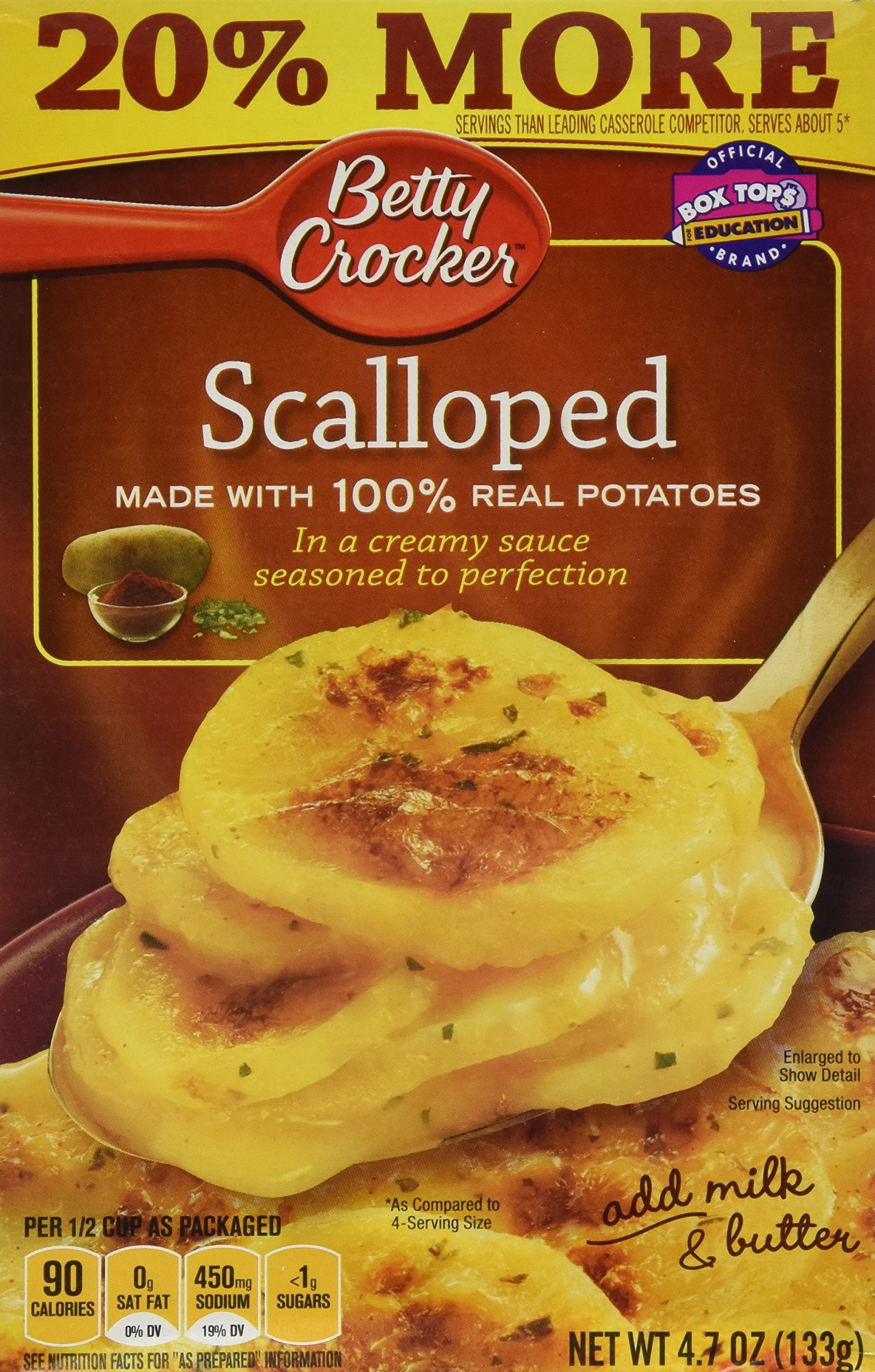 Betty Crocker Scalloped Potatoes
 Amazon Betty Crocker Mashed Potatoes Sweet Potato