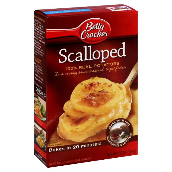 Betty Crocker Scalloped Potatoes
 Betty Crocker Potatoes Scalloped