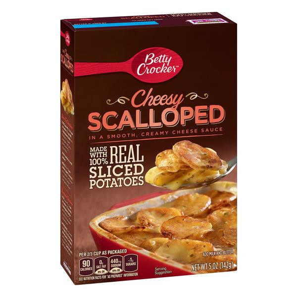 Betty Crocker Scalloped Potatoes
 Betty Crocker Cheesy Scalloped Potatoes