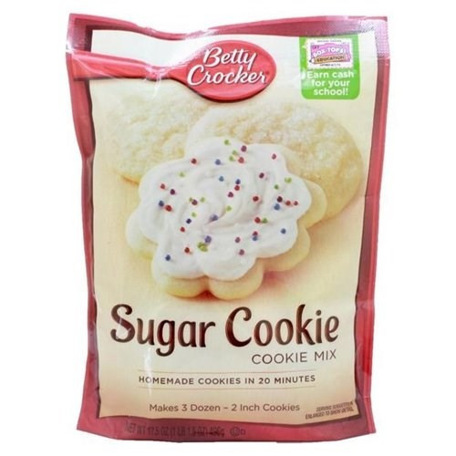 Betty Crocker Sugar Cookies
 Betty Crocker Sugar Cookie Mix 17 5 Ounces Pack of 12