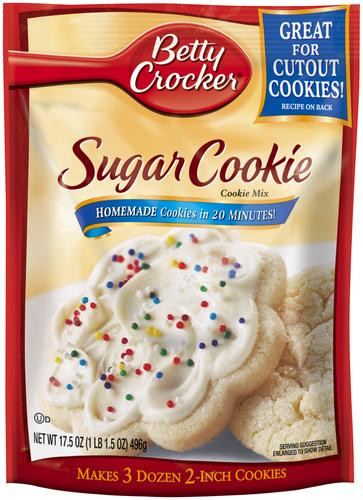 Betty Crocker Sugar Cookies
 Betty Crocker Sugar Cookie Mix 17 5 oz at Menards