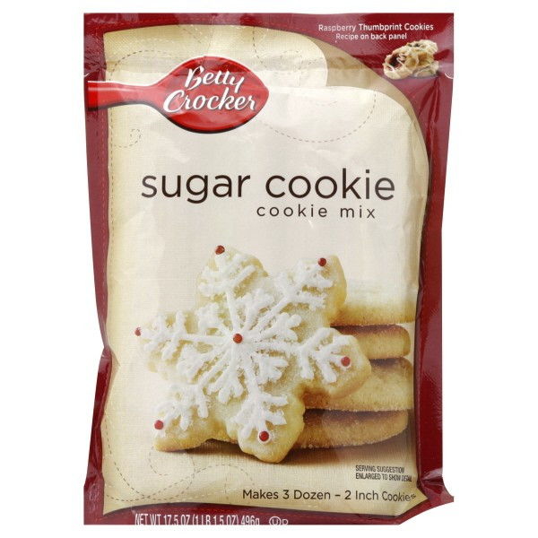 Betty Crocker Sugar Cookies
 Betty Crocker Cookie Mix Sugar