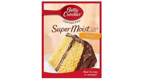Betty Crocker Yellow Cake Mix
 Betty Crocker™ Super Moist™ Favorites Yellow Cake Mix