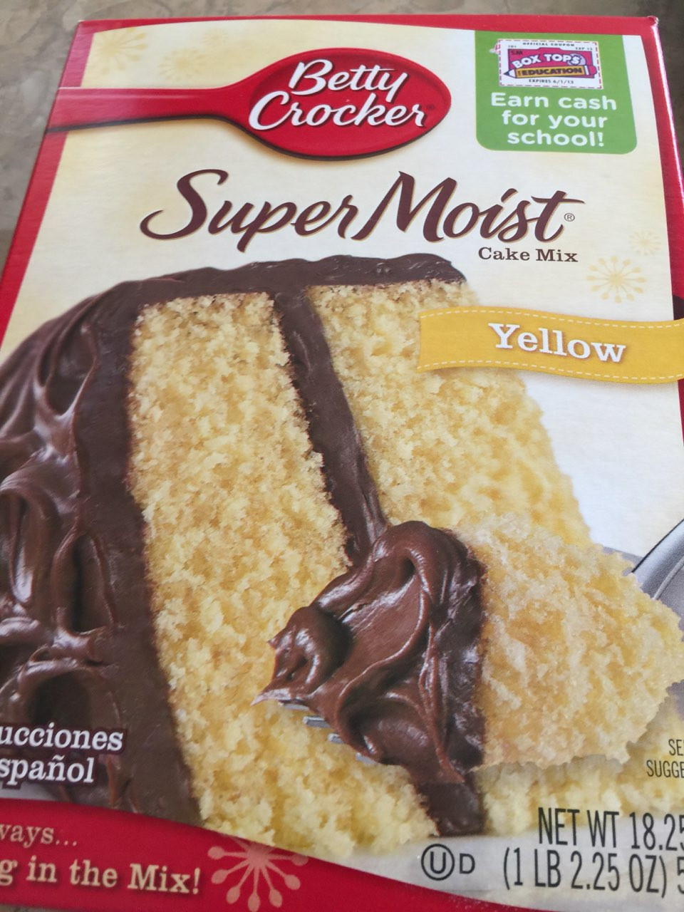 Betty Crocker Yellow Cake Mix
 Betty Crocker Cake Mix Yellow Calories Nutrition