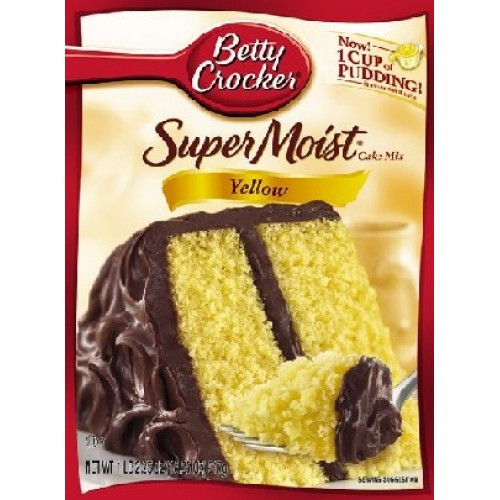 Betty Crocker Yellow Cake Mix
 Betty Crocker Super Moist Yellow Cake Mix