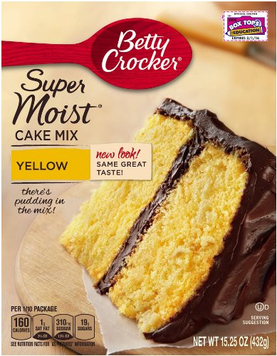 Betty Crocker Yellow Cake Mix
 Halloween Baking and Punch Recipes for A Spooky