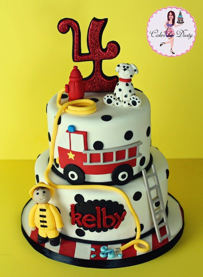 Birthday Cake Fire
 Firefighter Birthday Cake Patrulha Canina