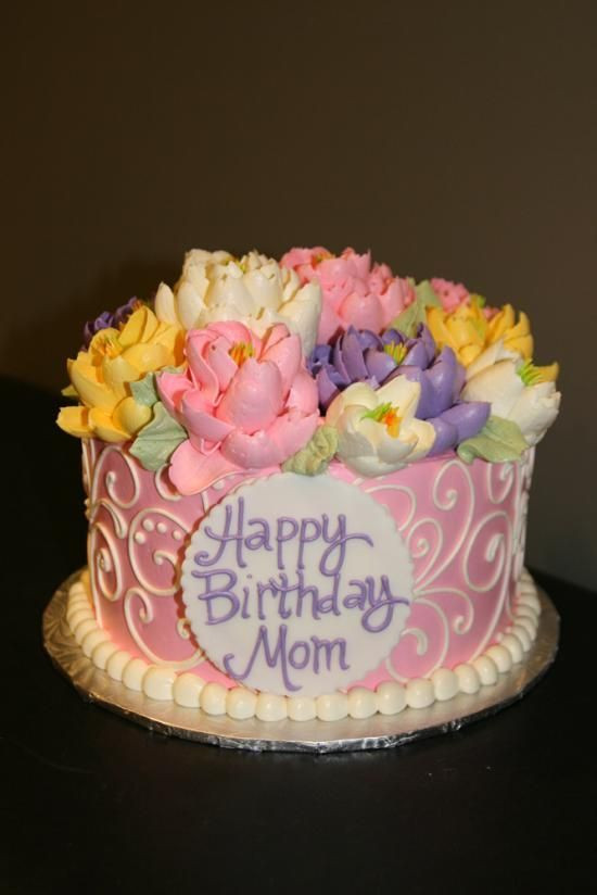 Birthday Cake For Mom
 Happy Birthday Cake for