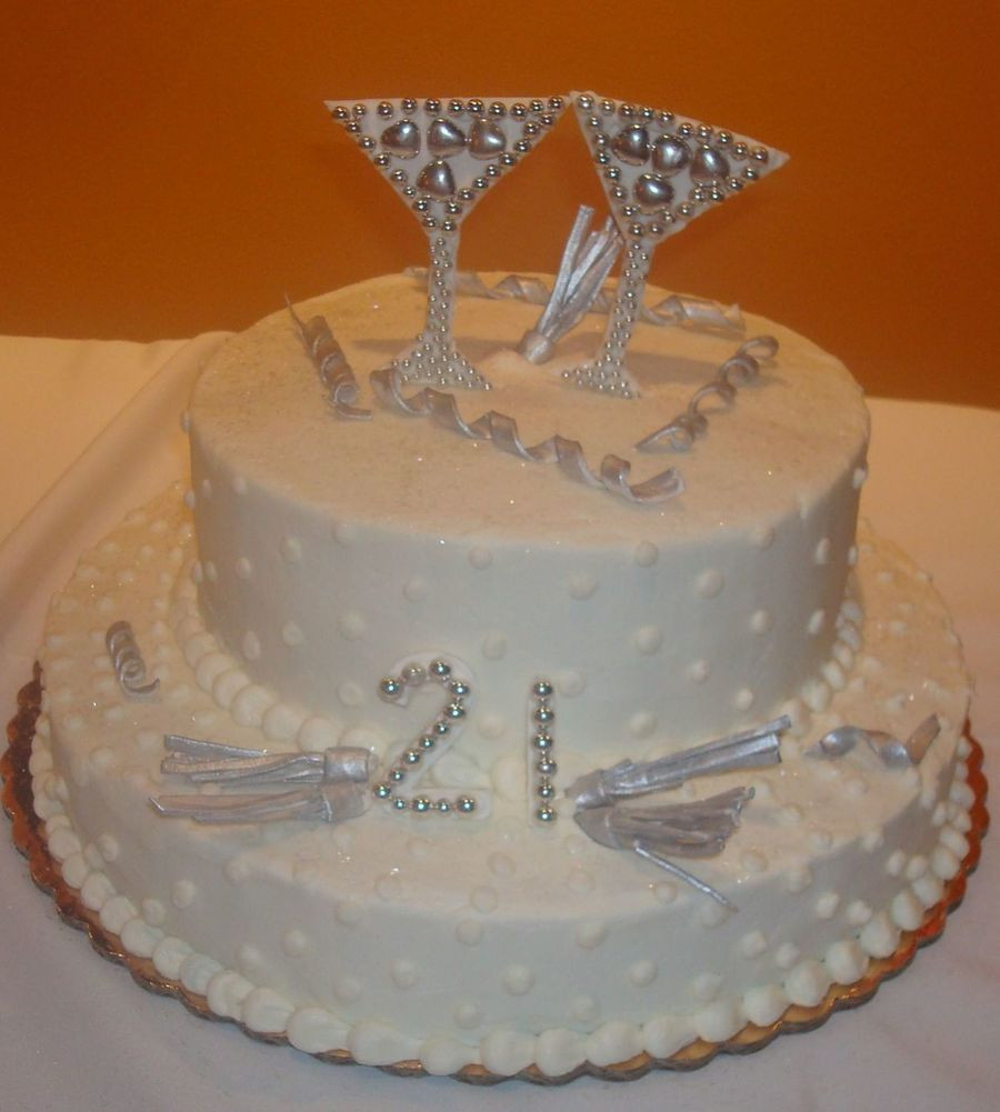 Birthday Cake Pics
 Martini Bling Bling 21St Birthday Cake CakeCentral