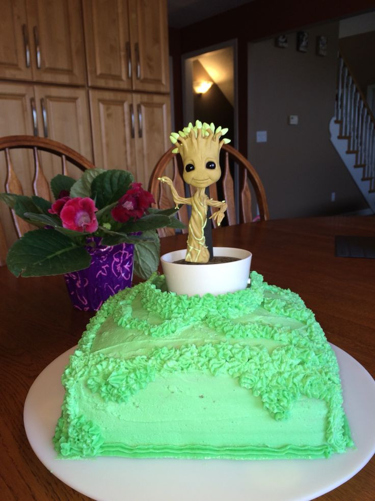 Birthday Cake Picture
 Guardians of the Galaxy Groot Birthday Cake