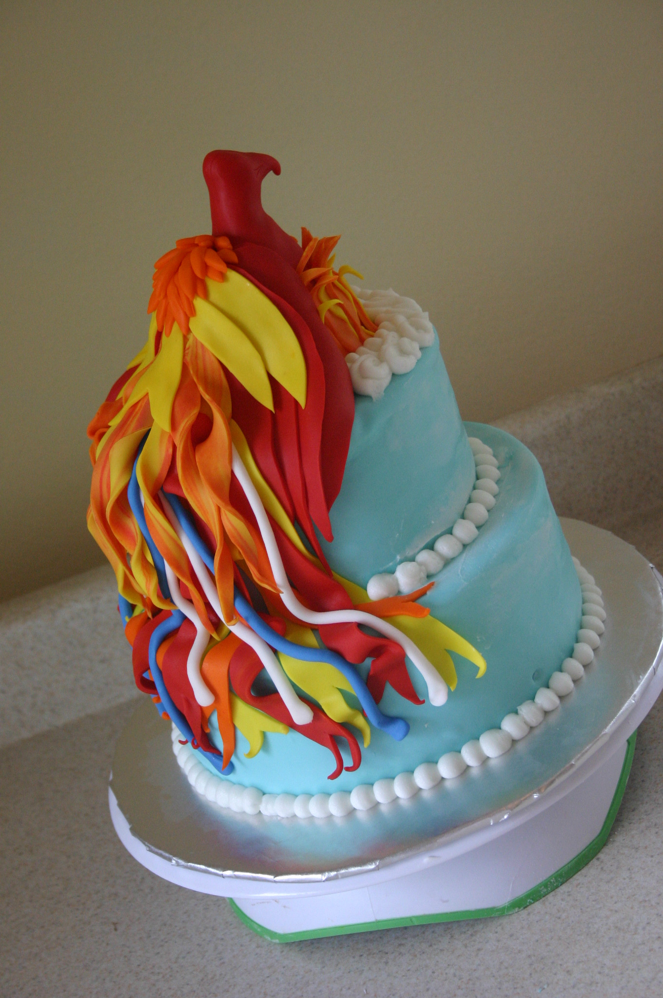 Birthday Cake Picture
 fawkes phoenix cake