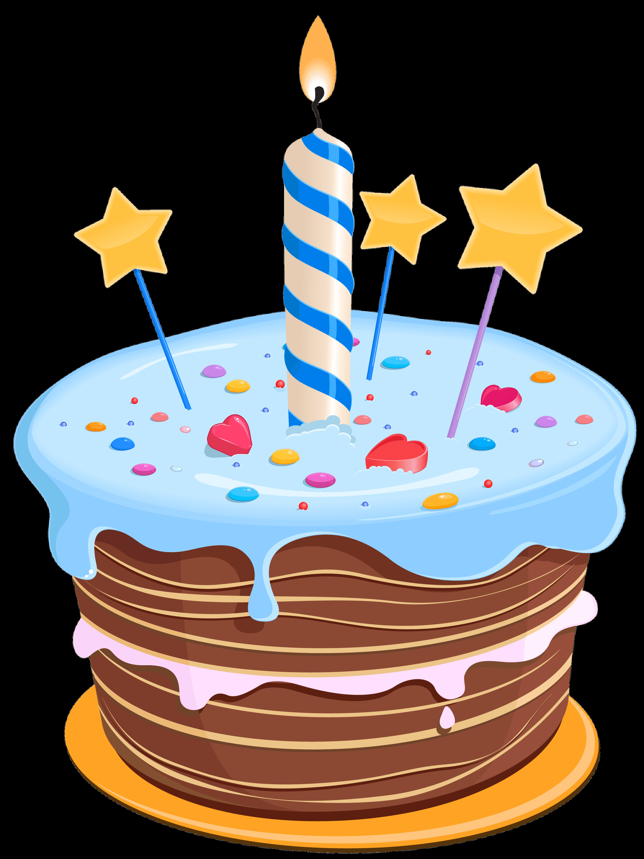 Birthday Cake Png
 Birthday Cake Drawing Blue transparent PNG StickPNG