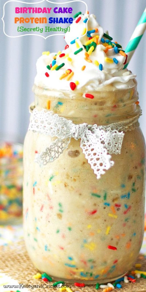 Birthday Cake Protein Powder
 Birthday Cake Protein Shake Healthy Dairy Free Paleo