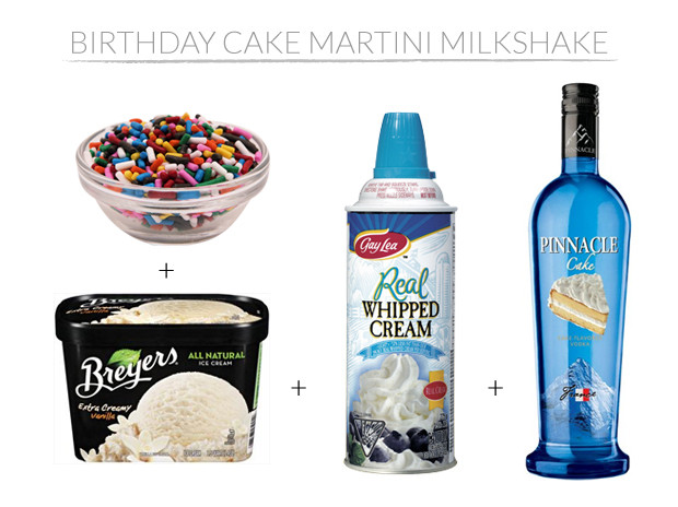 Birthday Cake Vodka
 Birthday Cake Milkshake Martini Recipe