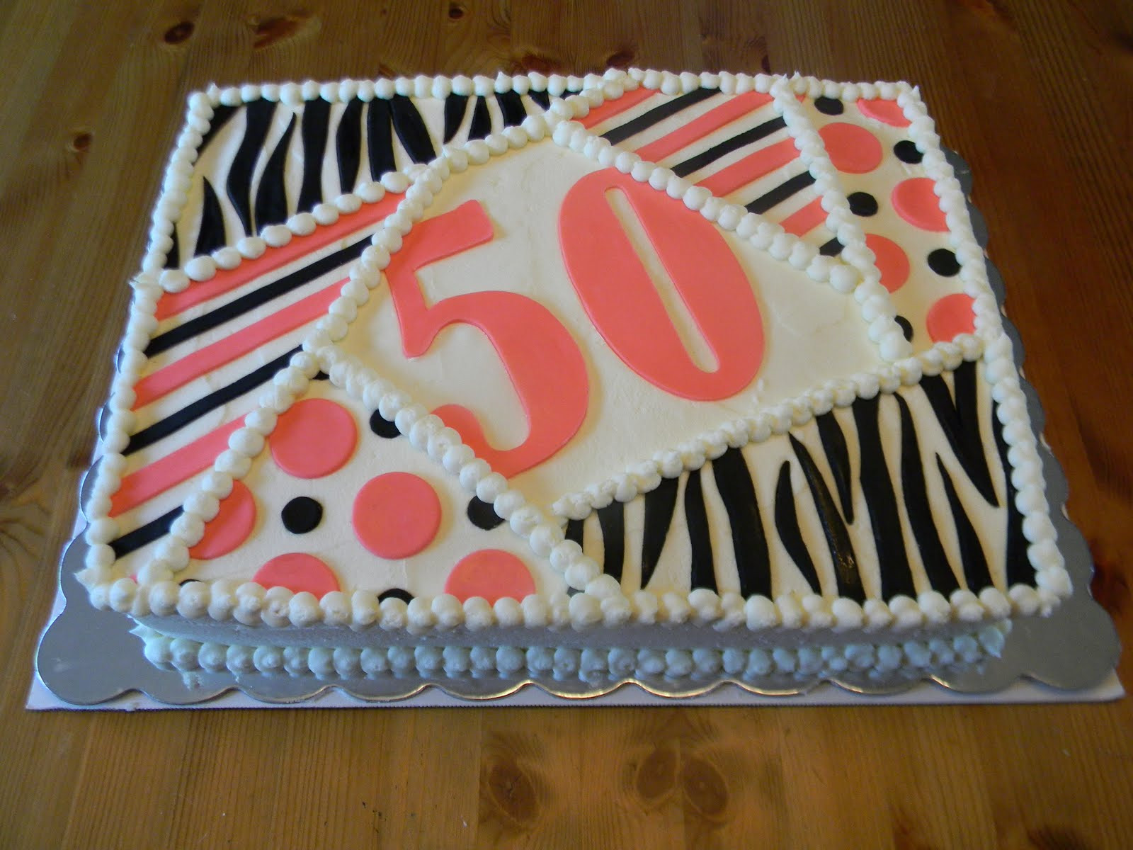 Birthday Sheet Cake
 Sweet Treats by Bonnie 50th Birthday Sheet Cake