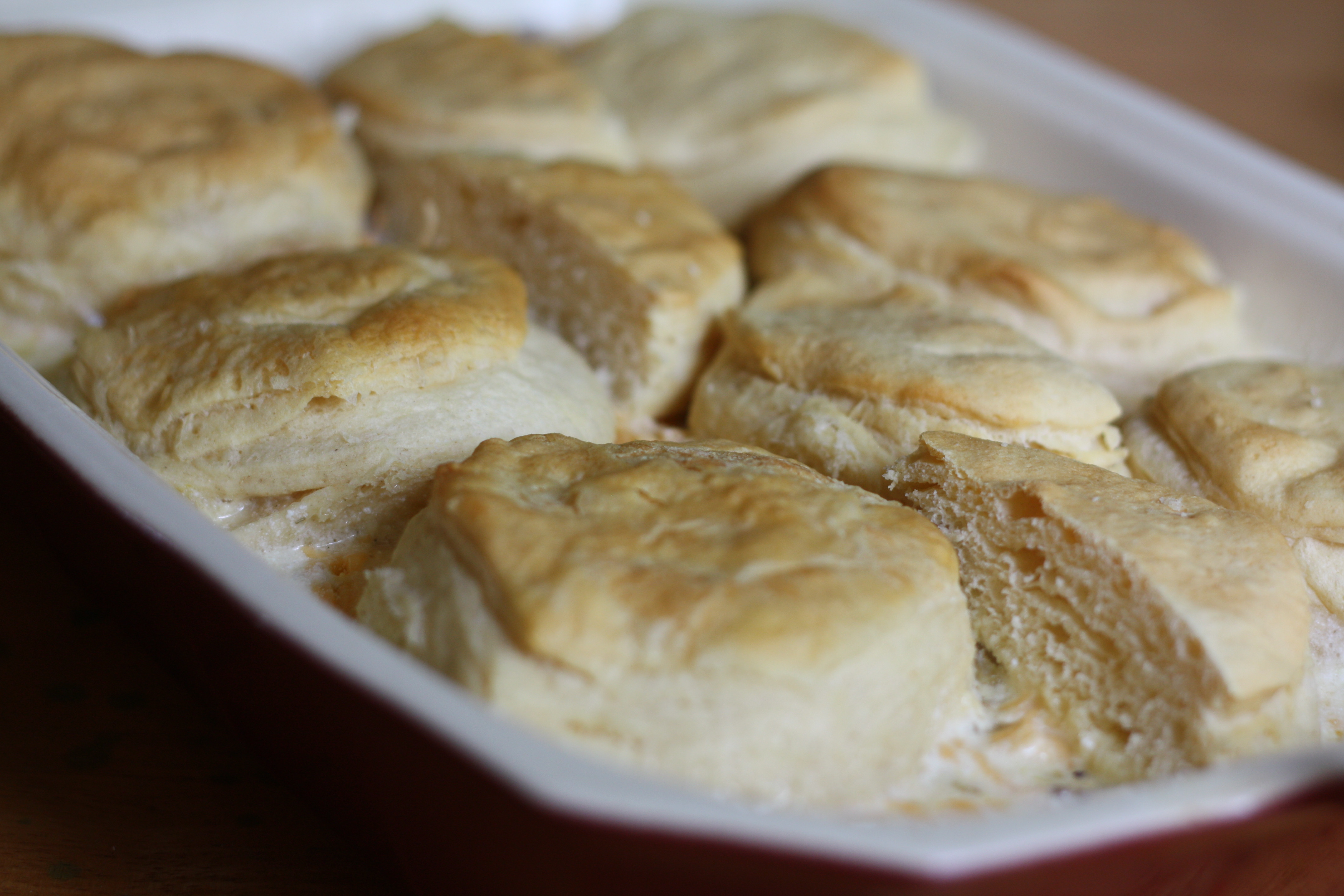 Biscuit And Gravy Casserole
 Sausage Biscuit and Gravy Casserole