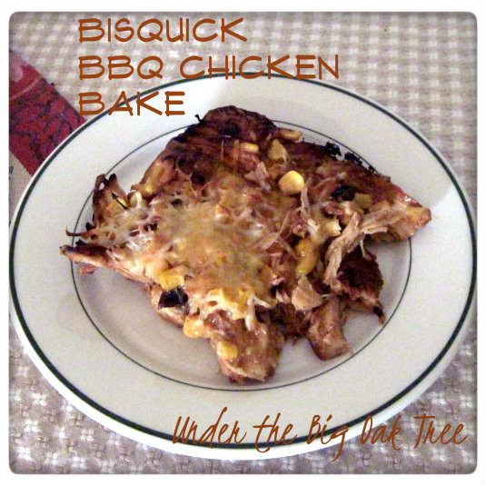 Bisquick Baked Chicken
 Under the Big Oak Tree Bisquick Barbecue Chicken Bake