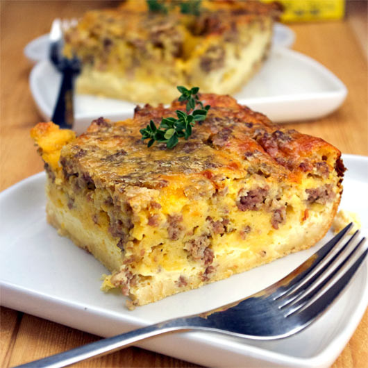 Bisquick Breakfast Recipes
 sausage egg cheese casserole bisquick