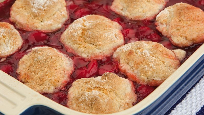 Bisquick Cherry Cobbler
 Skillet Cherry Cobbler recipe from Betty Crocker