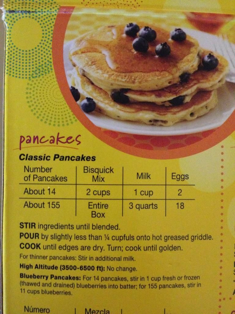 Bisquick Pancakes Recipe
 So do you want about 14 pancakes or in 2019