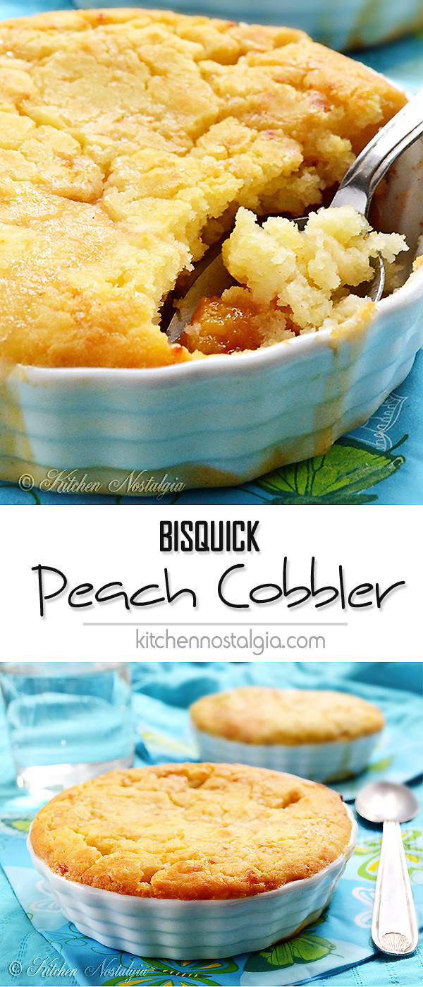 Bisquick Peach Cobbler
 Bisquick Peach Cobbler