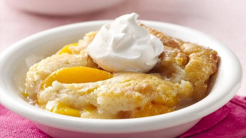 Bisquick Peach Cobbler
 Classic Bisquick™ Peach Cobbler recipe from Betty Crocker