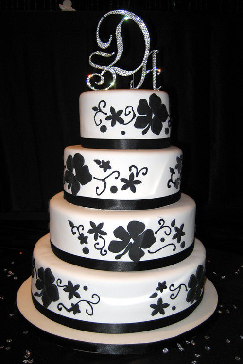 Black And White Cake
 Amazing Black And White Wedding Cakes [40 Pic] Awesome