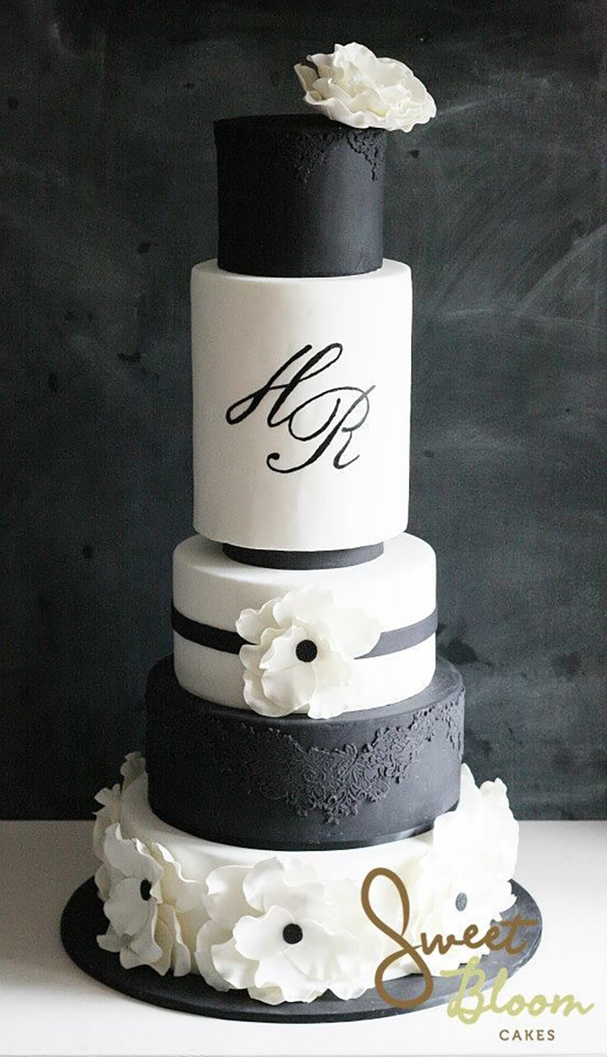 Black And White Cake
 Black and White Wedding Theme Wedding Ideas by Colour