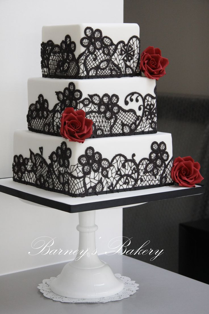 Black And White Cake
 49 Amazing Black and White Wedding Cakes Deer Pearl Flowers