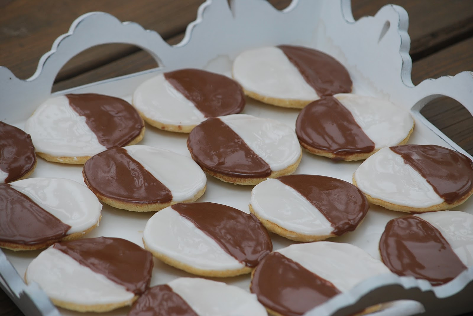 Black And White Cookies Recipe
 My story in recipes Black and White Cookies