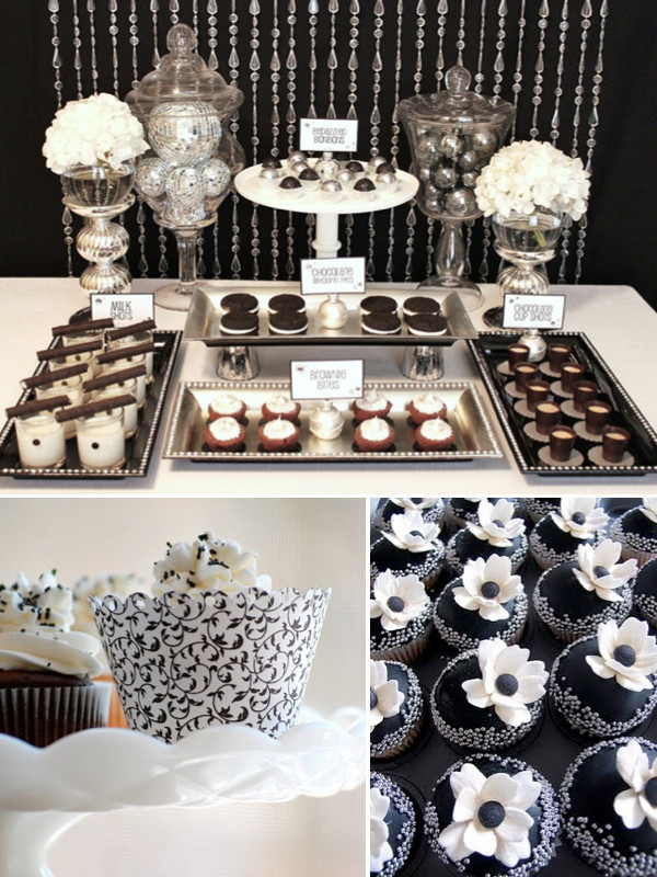 Black And White Desserts
 Black And White Wedding Cake Ideas Weddings By Lilly