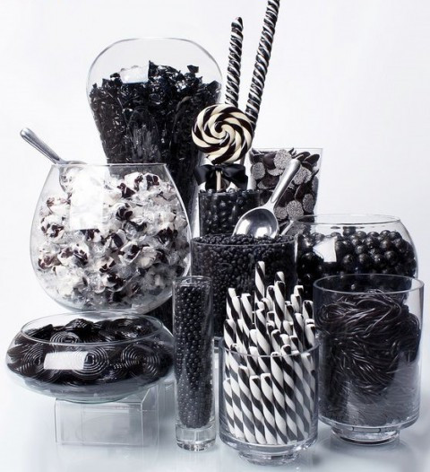 Black And White Desserts
 56 Elegant Black And White Wedding Dessert Tables