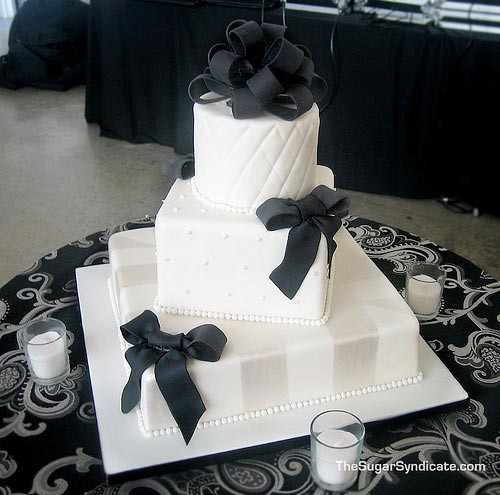 Black And White Wedding Cakes
 Black and White Wedding Cakes Gallery