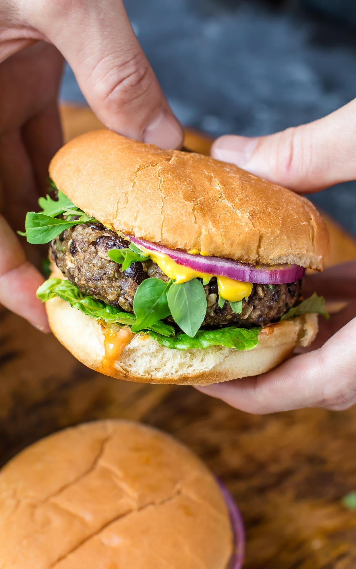 Black Bean And Quinoa Burger
 Quinoa Black Bean Veggie Burgers Recipe Peas and Crayons