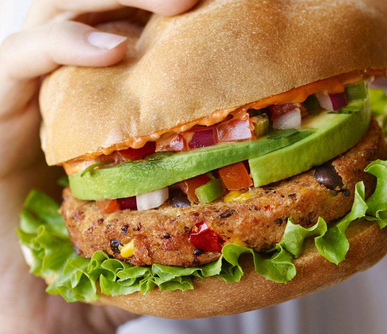 Black Bean And Quinoa Burger
 Black Bean Quinoa Veggie Burgers