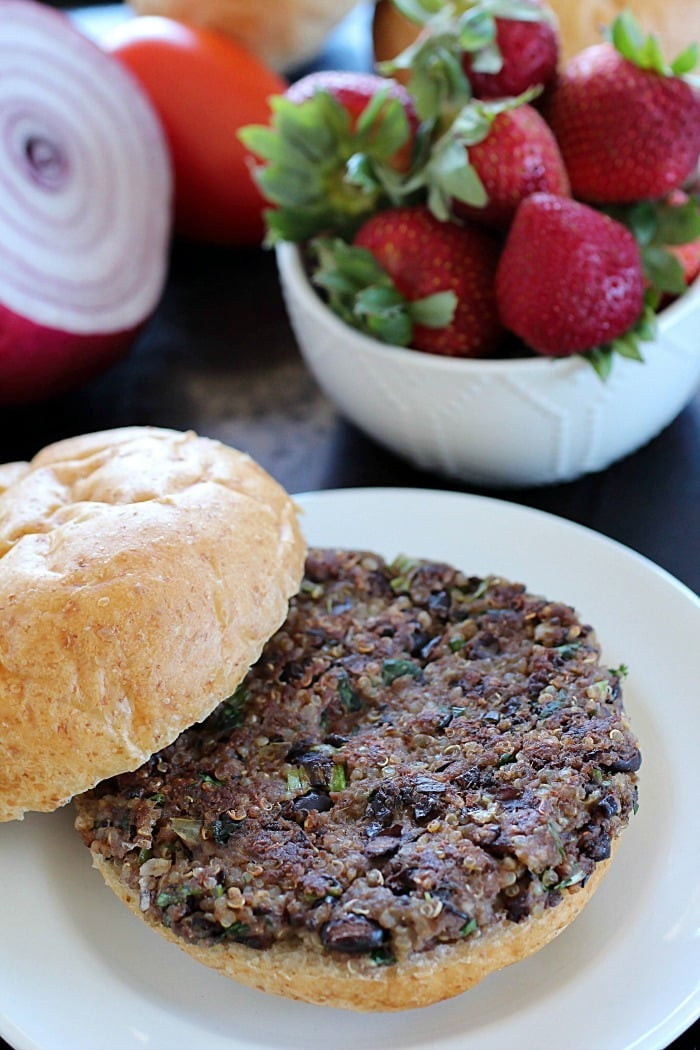 Black Bean And Quinoa Burger
 Quinoa Black Bean Burgers Yummy Healthy Easy