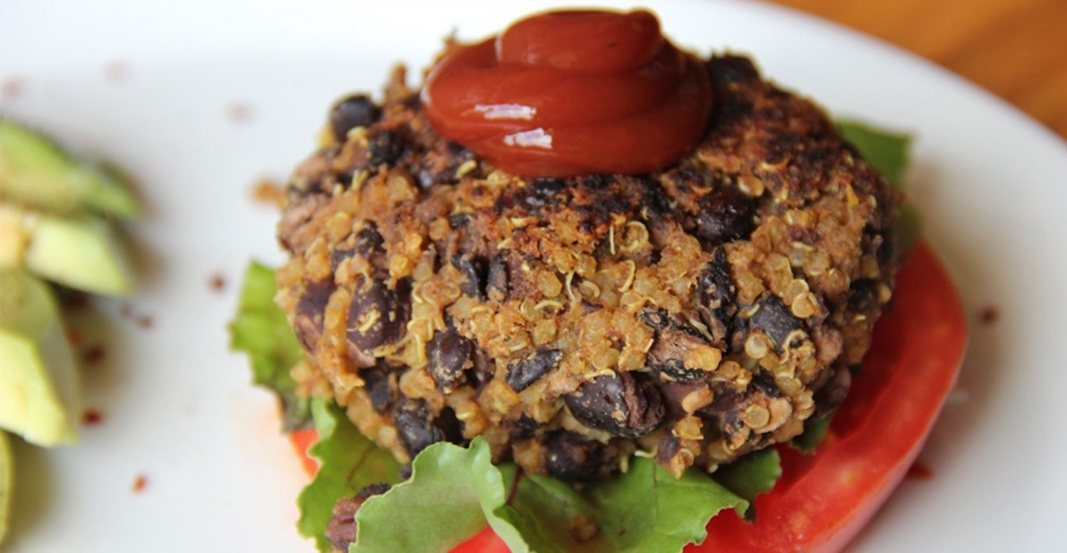 Black Bean And Quinoa Burger
 Black Bean and Quinoa Burgers Recipe