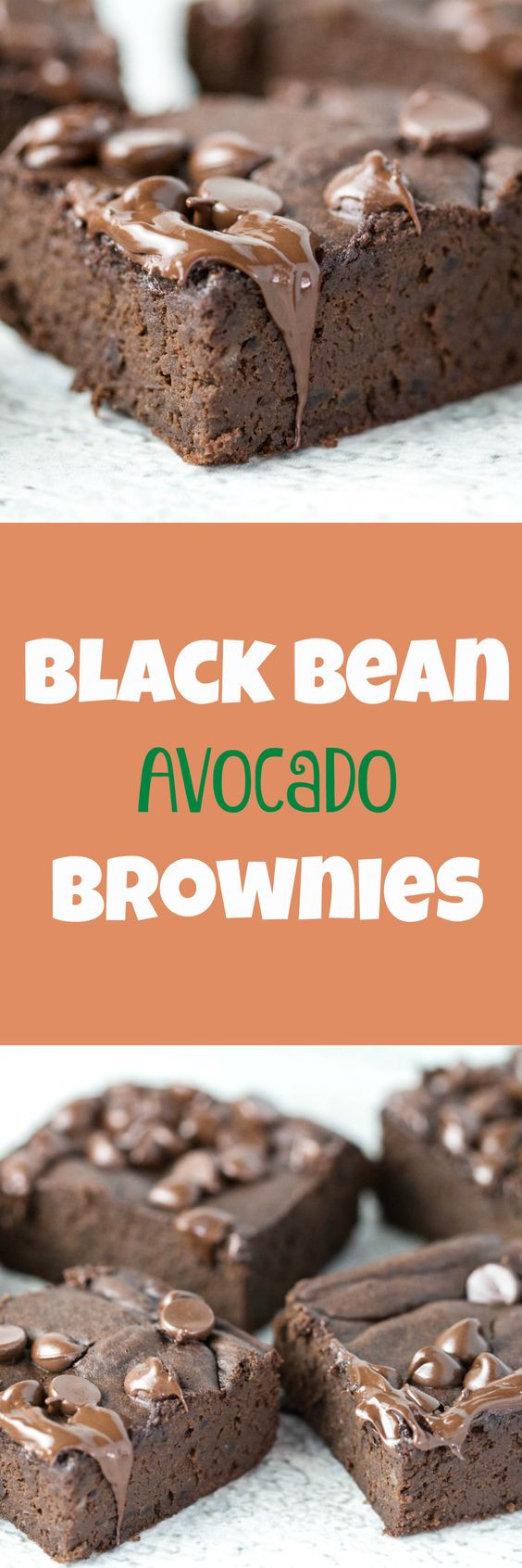 Black Bean Avocado Brownies
 Black Bean Avocado brownies