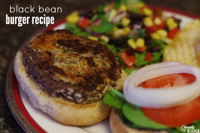 Black Bean Burger Recipes
 Black Bean Burger Recipe Deliciously Homemade Simple