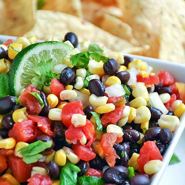 Black Bean Corn Salsa
 Corn and Black Bean Salsa