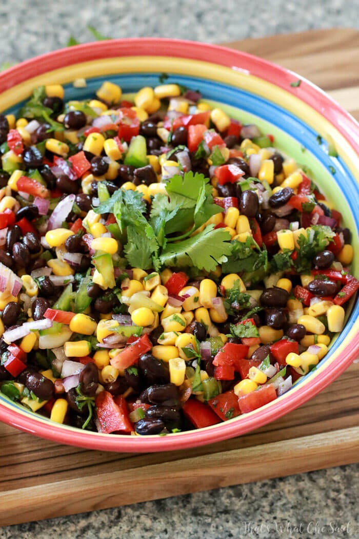 Black Bean Corn Salsa
 Corn & Black Bean Salsa That s What Che Said