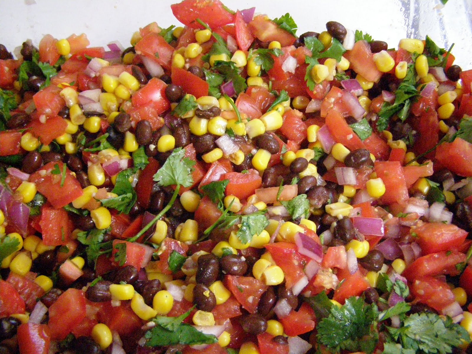 Black Bean Corn Salsa
 Laced With Love Black Bean Corn Salsa