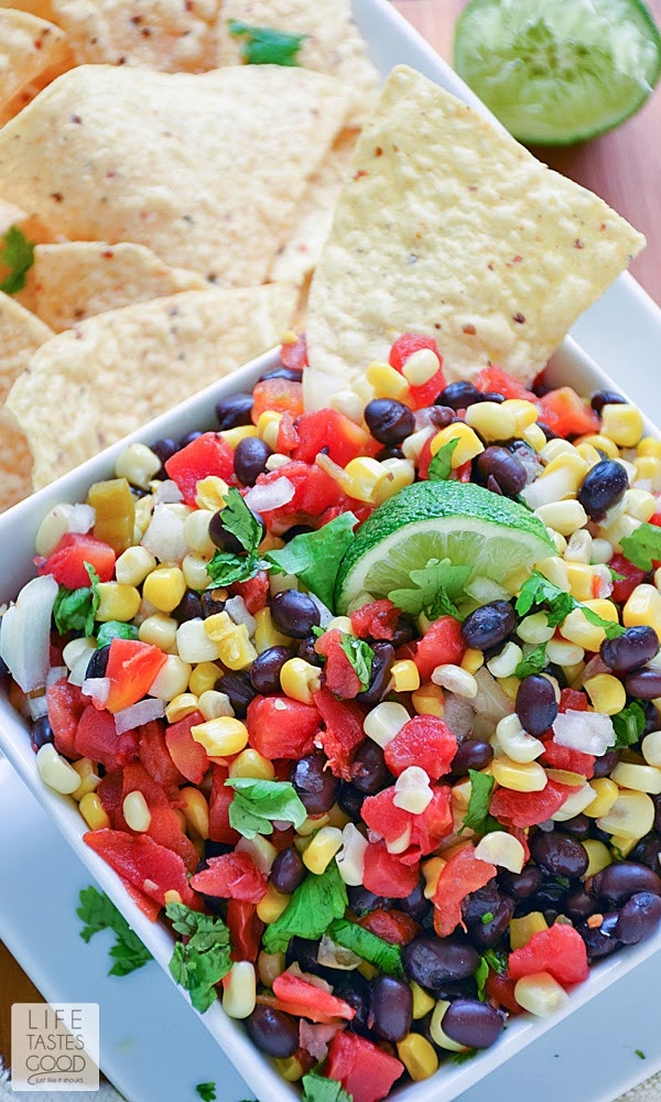 Black Bean Corn Salsa
 Corn and Black Bean Salsa