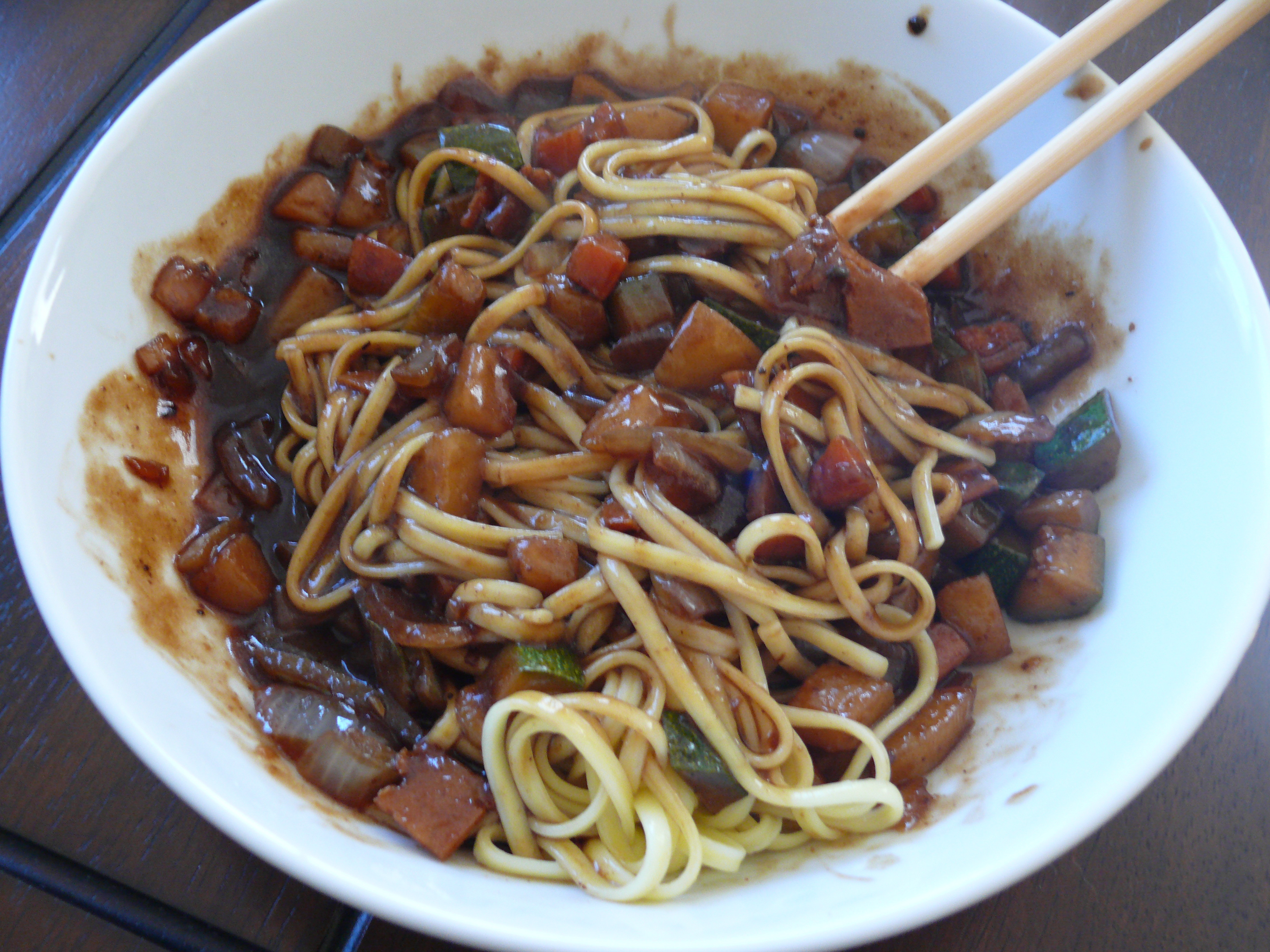 Black Bean Noodles Recipe
 Korean Black Bean Noodles Jjajangmyun Mayabugs s Recipes